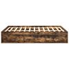 vidaXL Cadre de lit sans matelas ch&ecirc;ne fum&eacute; 150x200 cm