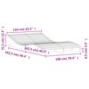 vidaXL Chaise longue 205x110x31,5 cm bois massif de douglas