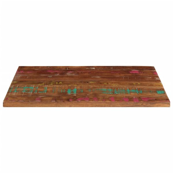 vidaXL Dessus de table 90x60x3,8 cm rectangulaire bois massif r&eacute;cup&eacute;r&eacute;