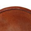 vidaXL Chaise papillon Marron Taille pour enfants Cuir v&eacute;ritable