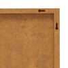 vidaXL D&eacute;coration murale jardin 105x55 cm acier corten design bambou