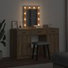 vidaXL Table de Toilette Marron 50 x 41 x 135 cm Bois d'ing&eacute;nierie