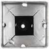 vidaXL Piquets au sol 6 pcs Argent&eacute; 10x10x57 cm Acier galvanis&eacute;