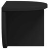 vidaXL &Eacute;tag&egrave;re Murale Noir 38 x 19 x 19 cm Bois d'ing&eacute;nierie