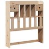 vidaXL Lit biblioth&egrave;que sans matelas 90x190 cm bois de pin massif