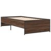 vidaXL Cadre de lit sans matelas ch&ecirc;ne marron 100x200 cm