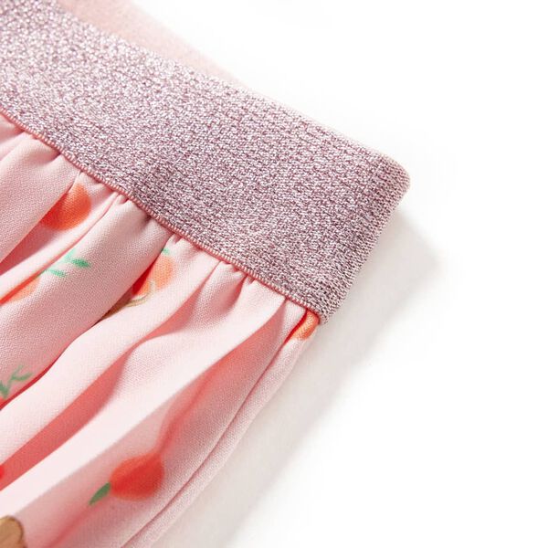 Jupe pliss&eacute;e enfants orange clair 116