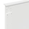vidaXL Cadre de lit Blanc 90 x 190 cm Bois de pin massif