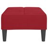 vidaXL Repose-pied Rouge bordeaux 78x56x32 cm Velours