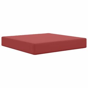 vidaXL Coussin de canap&eacute; d'ext&eacute;rieur Polyester Bordeaux 60 x 60 cm