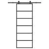 vidaXL Porte coulissante avec kit de quincaillerie 76x205 cm Verre ESG
