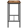 vidaXL table Bois ancien 100 x 50 x 90,5 cm Bois d'ing&eacute;nierie et acier