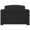 vidaXL Lit de jour avec 2 tiroirs sans matelas IRUN noir 90x200 cm
