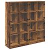 vidaXL Haut Armoire 2 pc Bois Ancien 68 x 37 x 142 cm