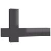 vidaXL Ensemble de meubles TV 5 pcs Gris brillant Bois d'ingénierie