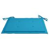 vidaXL Chaises de jardin empilables avec coussins lot de 8 Teck solide