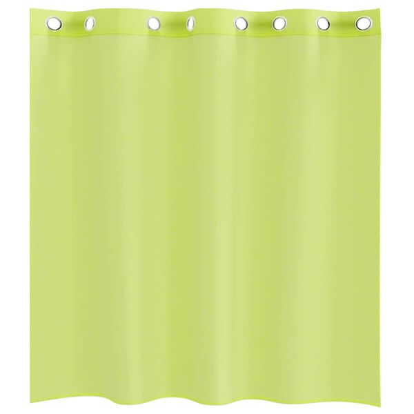 vidaXL Rideaux en voile avec &oelig;illets 2 pcs vert pomme 140x140 cm