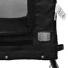 vidaXL Remorque de v&eacute;lo pour animaux de compagnie noir