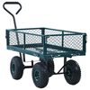 vidaXL Chariot &agrave; main de jardin Vert 250 kg