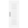 vidaXL Buffet haut Blanc 34,5x34x180 cm Bois d'ing&eacute;nierie