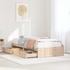 vidaXL Cadre de lit sans matelas 75x190 cm bois de pin massif