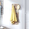 vidaXL Porte-manteau mural 80x30 cm Verre tremp&eacute; Mur de brique