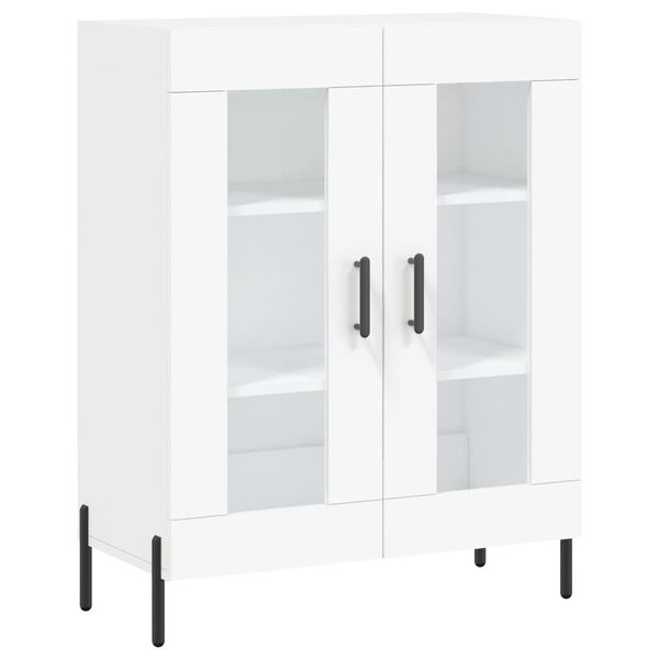 vidaXL Buffet blanc 69,5x34x90 cm bois d'ing&eacute;nierie