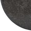 vidaXL Dessus de table Noir &Oslash;60x2,5 cm Marbre