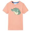 T-shirt pour enfants orange clair 128