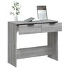 vidaXL Table console Sonoma gris 90x36x75 cm Bois d'ingénierie