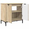 vidaXL Ensemble de mobilier de salle de bain 3 pcs Ch&ecirc;ne sonoma