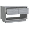 vidaXL Meuble TV sonoma gris 70x41x44 cm bois d'ing&eacute;nierie