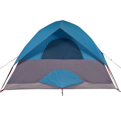 vidaXL Tente de camping à dôme 2 personnes bleu imperméable