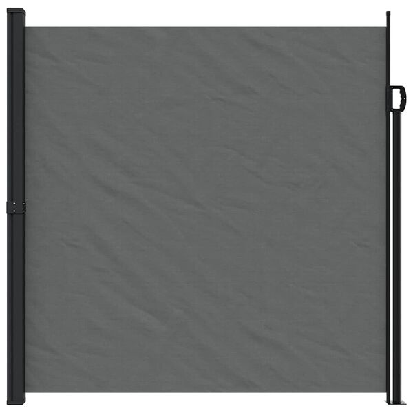 vidaXL Auvent lat&eacute;ral r&eacute;tractable anthracite 200x500 cm