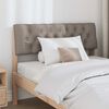 vidaXL T&ecirc;te de lit capitonn&eacute;e Taupe 100 cm Pin massif