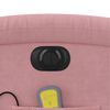 vidaXL Fauteuil inclinable de massage électrique rose velours