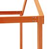 vidaXL Lit superpos&eacute; sans matelas cire marron 90x190 cm pin massif