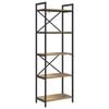 vidaXL &Eacute;tag&egrave;re 5 niveaux 56 x 34 x 171 cm Bois d'ing&eacute;nierie