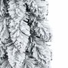 vidaXL Sapin de No&euml;l artificiel pr&eacute;-&eacute;clair&eacute; avec 45 LED/neige floqu&eacute;e