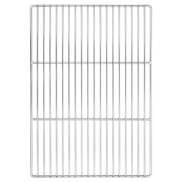 vidaXL Grille de barbecue Argent&eacute; 50 x 35 cm Acier inoxydable