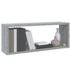 vidaXL &Eacute;tag&egrave;res murales cube 6 pcs Sonoma gris 60x15x23 cm Bois