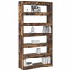 vidaXL Biblioth&egrave;que Ch&ecirc;ne fum&eacute; 100 x 30 x 198 cm Bois d'ing&eacute;nierie