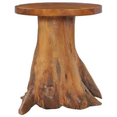 vidaXL Table basse 40x40 cm Bois de teck massif