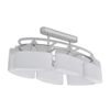 vidaXL Plafonnier avec abat-jour en verre pour 6 ampoules E14