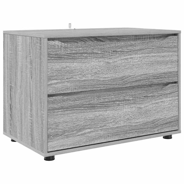 vidaXL Armoire de rangement Gris Sonoma 80 x 48 x 57 cm