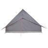 vidaXL Tente Tipi avec toit Gris et orange 364 x 281 x 257 cm taffetas