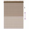 vidaXL Store enrouleur avec des rideaux Marron 150 x 220 cm Bambou