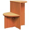 vidaXL Table basse Brun cire 50 x 40 x 50 cm Bois massif en pin