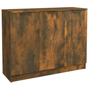 vidaXL Buffet Ch&ecirc;ne fum&eacute; 90,5x30x70 cm Bois d'ing&eacute;nierie