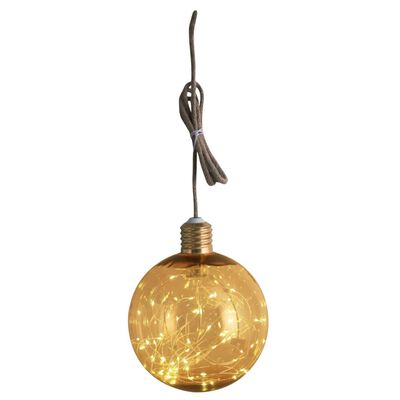 Luxform Lighting Lampe sur corde à LED sur pile G170 Transparent